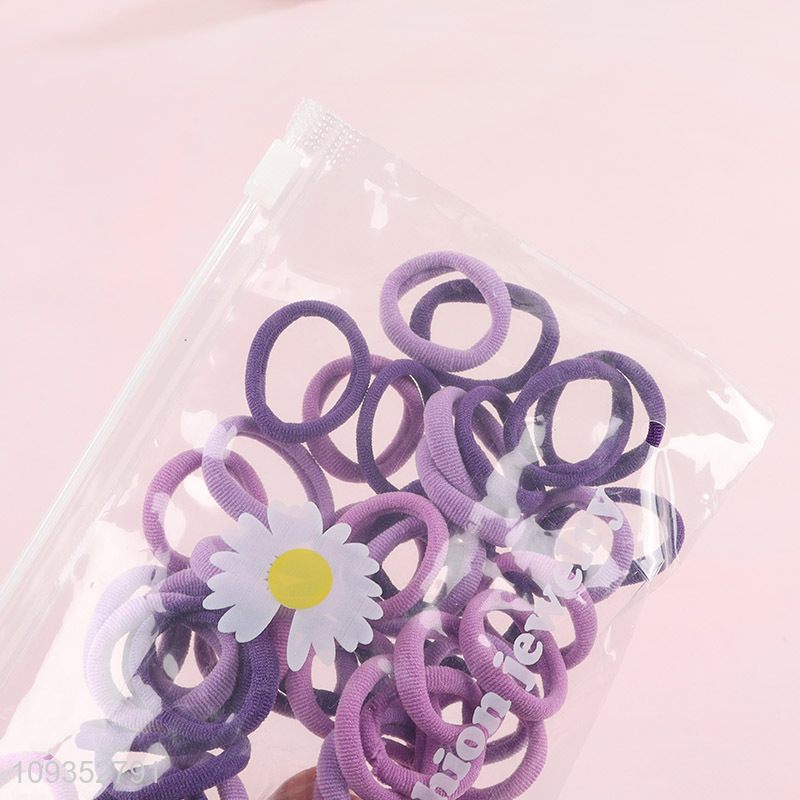 Hot sale purple girls hair accessories hair bands