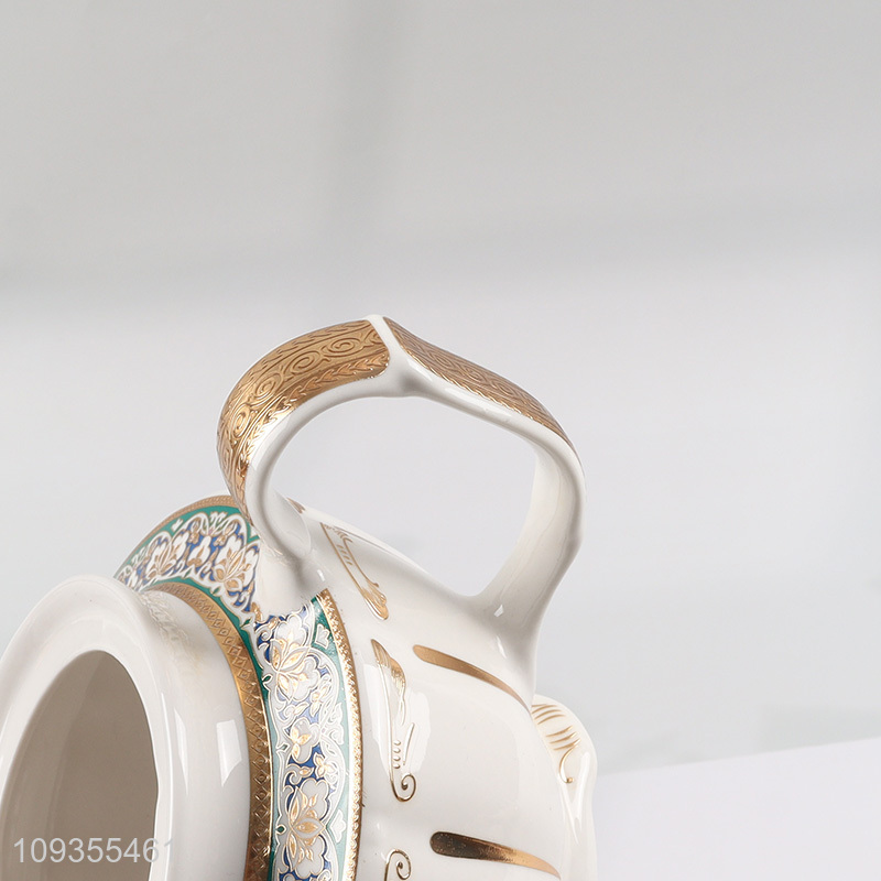 Top quality ceramic 800cc tea pot coffee pot