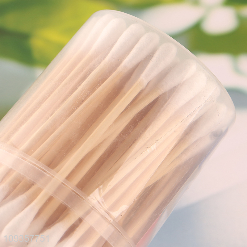 Yiwu market  cotton swab cotton buds with plastic rod