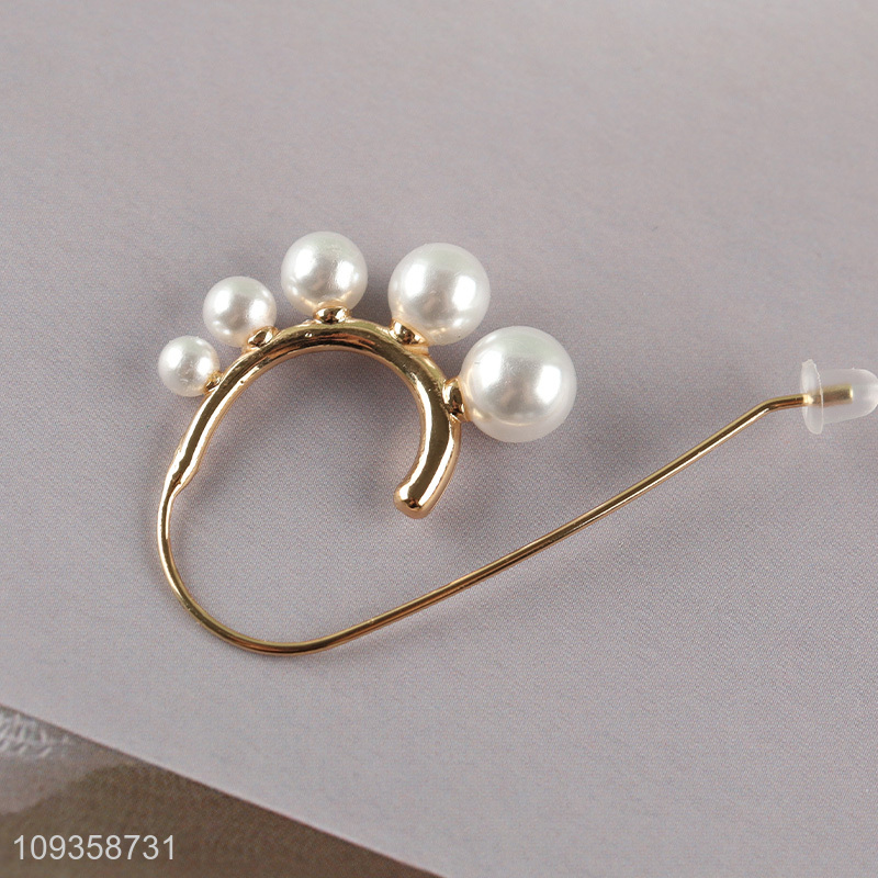 Hot selling fashion jewelry earrings with pearl