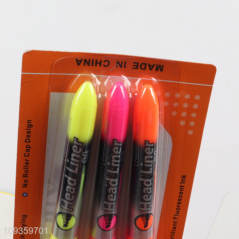 New arrival quick drying highlighter pen fluorescent pen