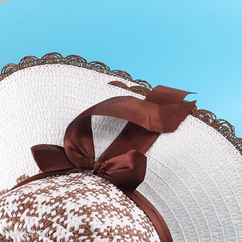 Top sale straw hat beach hat ladies sun hat