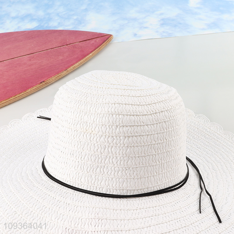 China supplier straw hat beach hat ladies summer hat