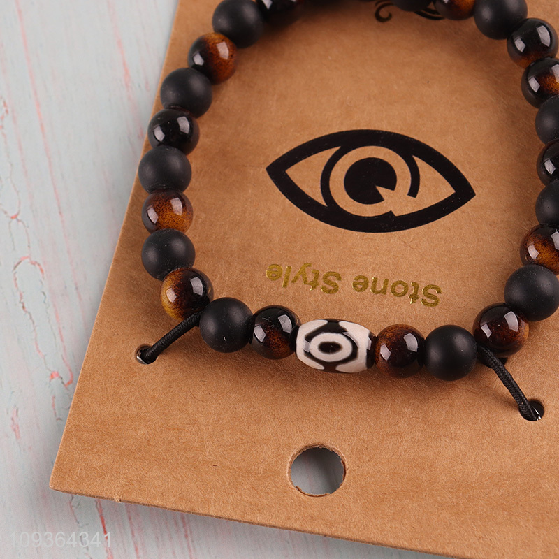 China wholesale fashion accessories jewelry stone bracelet