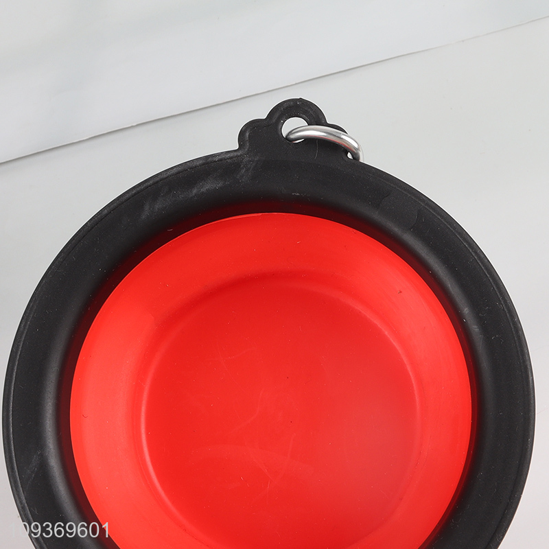 Top products portable outdoor folding pet bowl