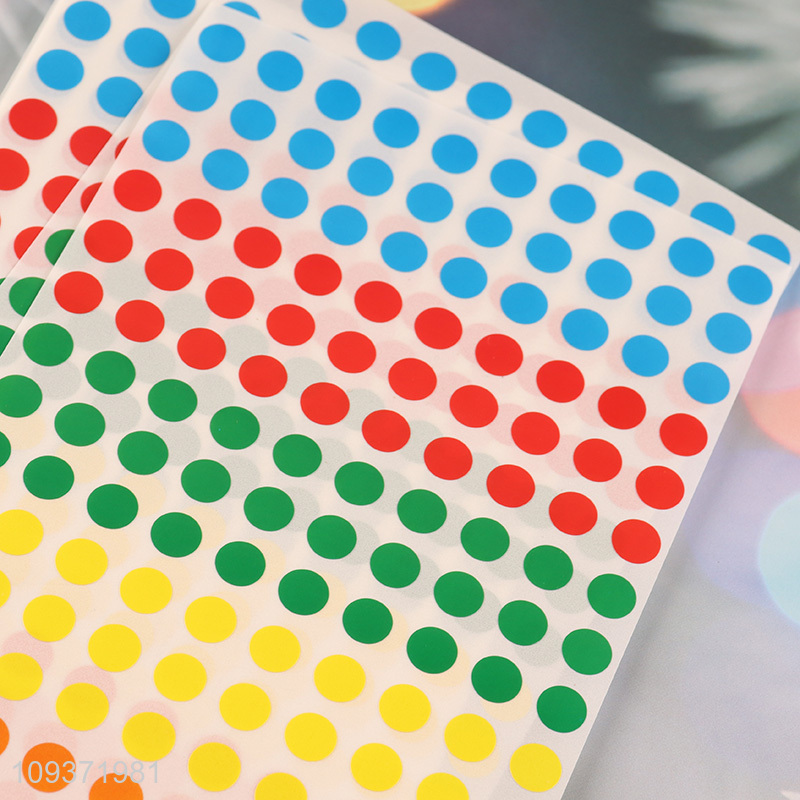 New style self-adhesive circle dot stickers for sale