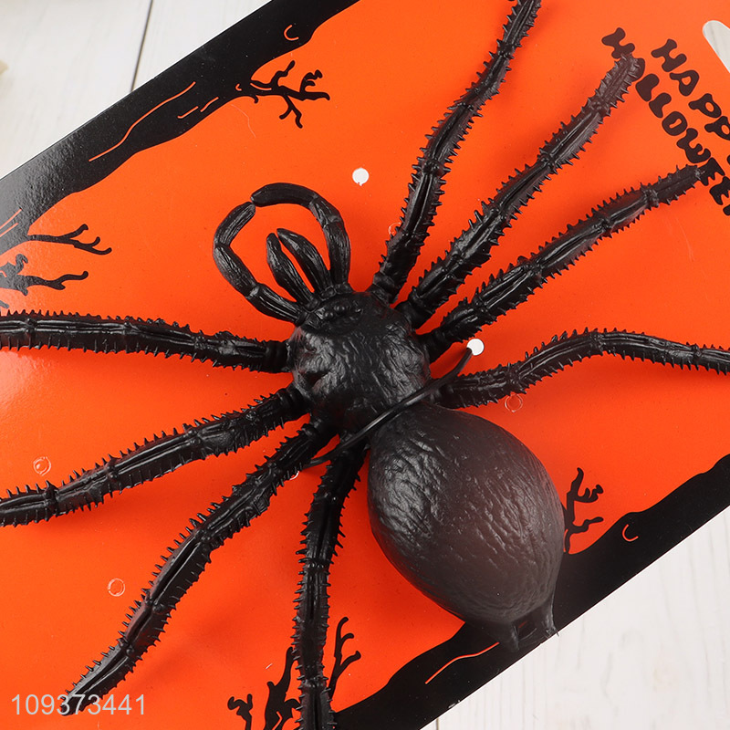 China wholesale black spider Halloween party decoration