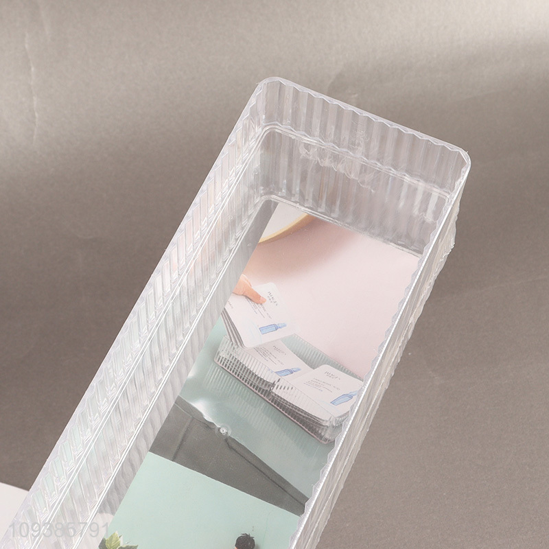 Good selling 2pc storage box plastic desktop organizer