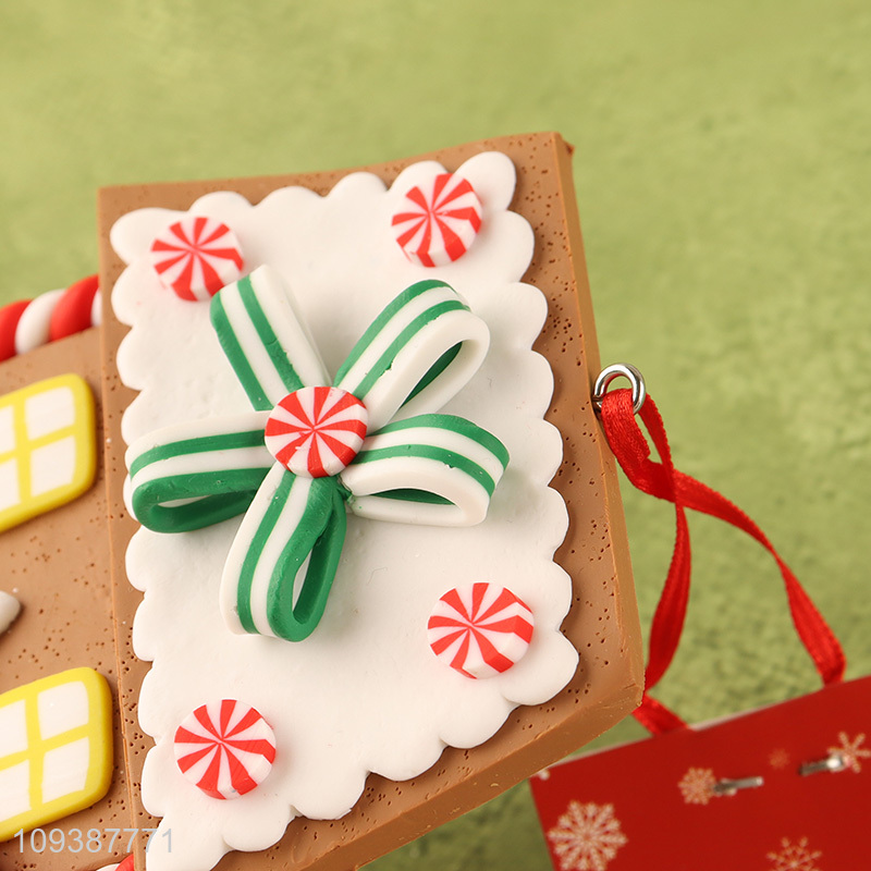 New product gingerbread house Christmas hanging ornament decoration