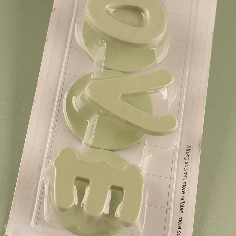 Hot selling love letter sticky hook adhesive hook