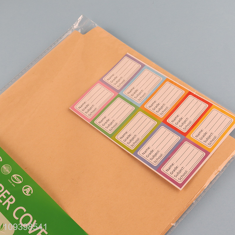 Popular products students self-adhesive brown book cover