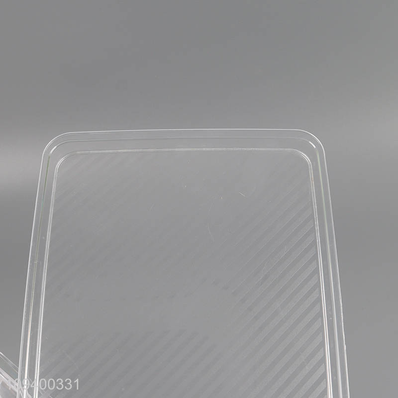 Top products clear fridge egg holder with lid