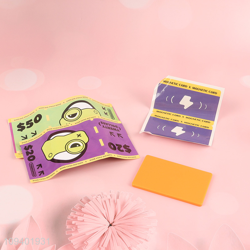 Top selling suitcase money saving box with password lock