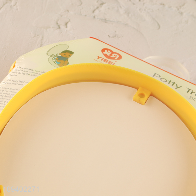 China factory soft padded kids toilet seat with safari print