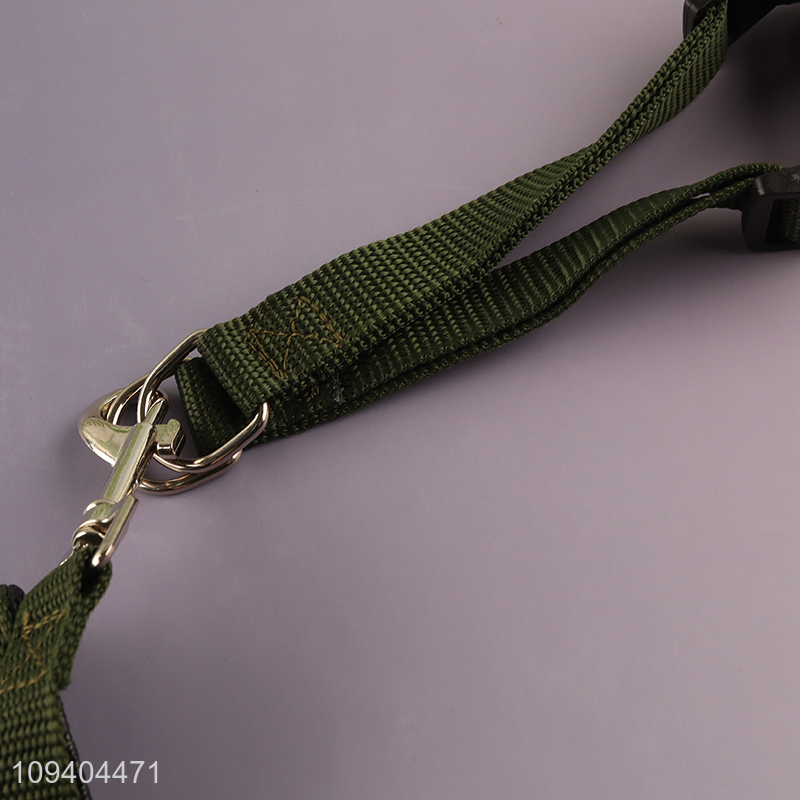 Top selling durable adjustable dog harness and leash set