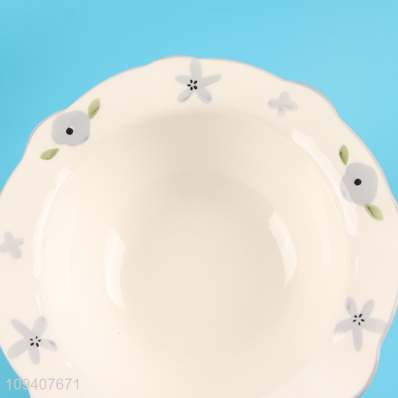 Good selling multicolor ceramic tableware soup bowl