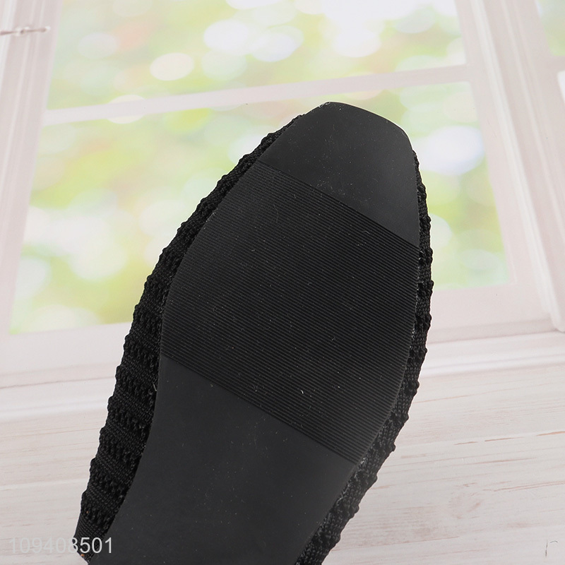 Wholesale black fashion anti-slip women slippers