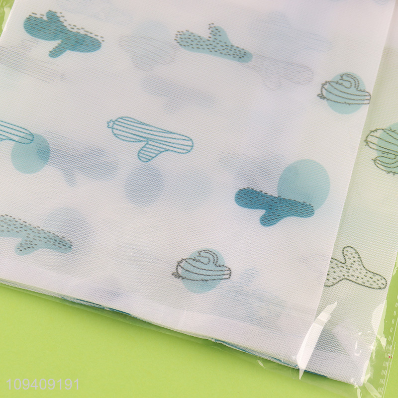 Good selling mesh printed laundry bag for household