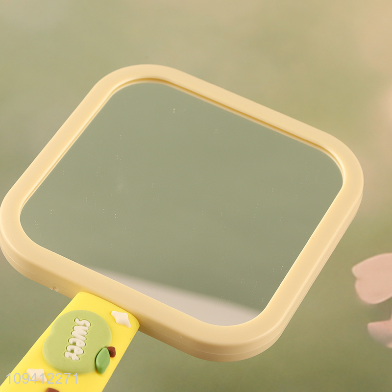 Online wholesale cartoon handheld makeup mirror
