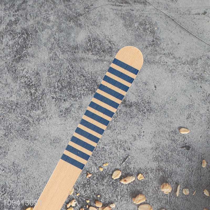 Yiwu market  multicolor wooden disposable spoon for sale