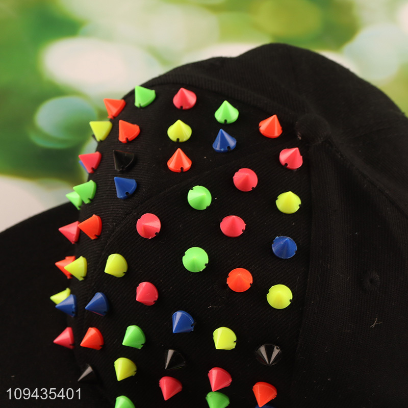 China factory colorful fashion peaked cap for sale
