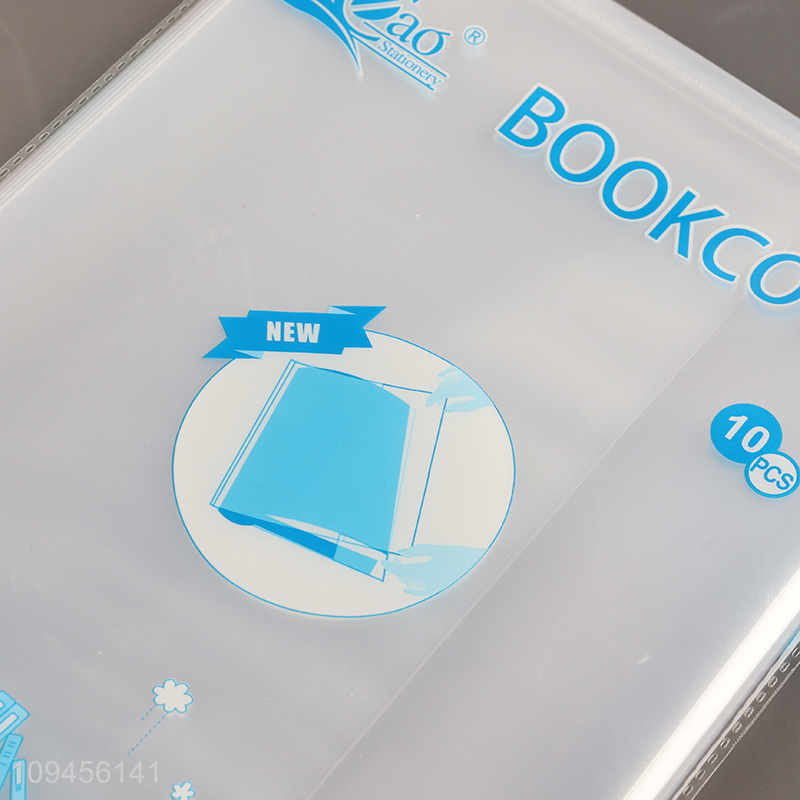 China products 10pcs clear pp book covers