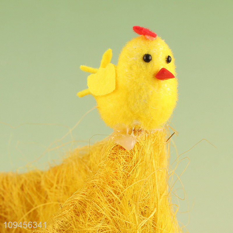 Good sale easter chick decor basket wholesale