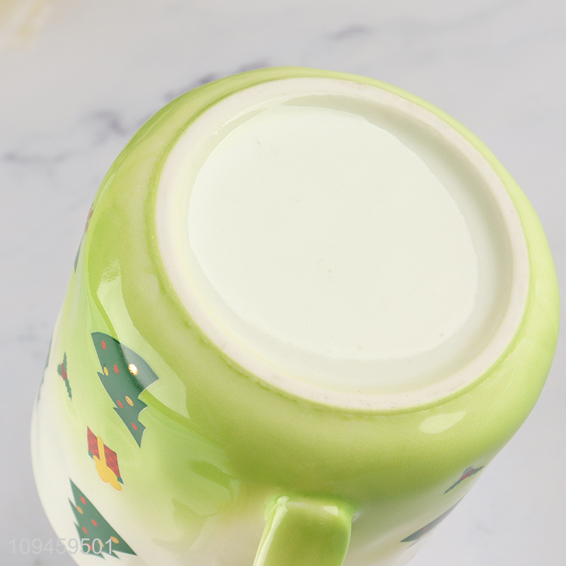 China products christmas ceramic water cup water mug