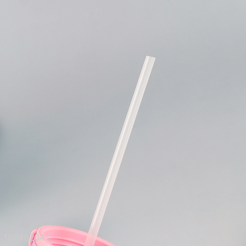 New product children plastic water bottle with straw