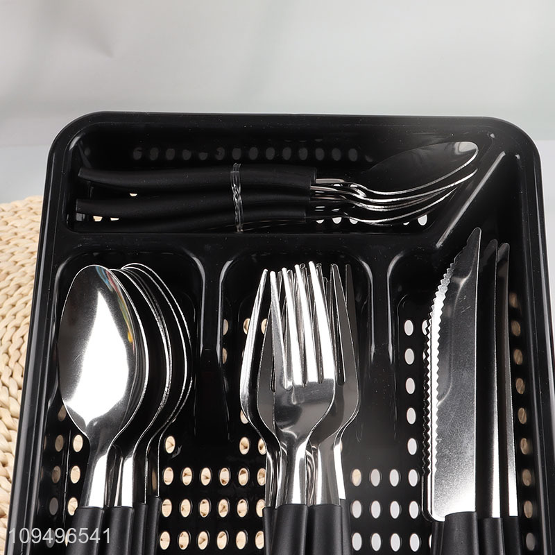 Popular products 24pcs home restaurant cutlery set