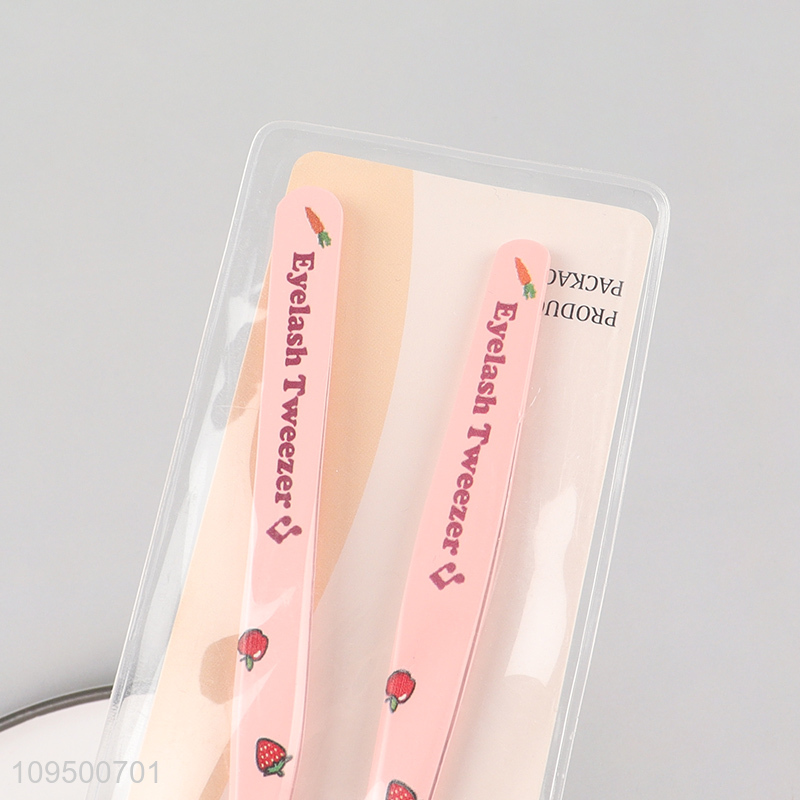Low price eyelash extension tweezers set