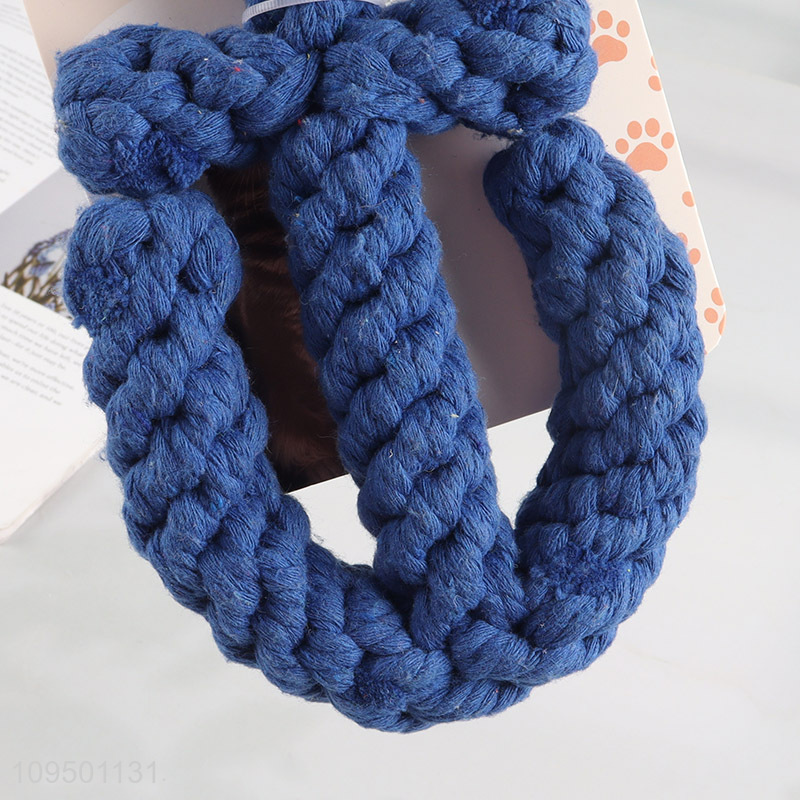 Hot selling pet cotton rope chew toys teething toys