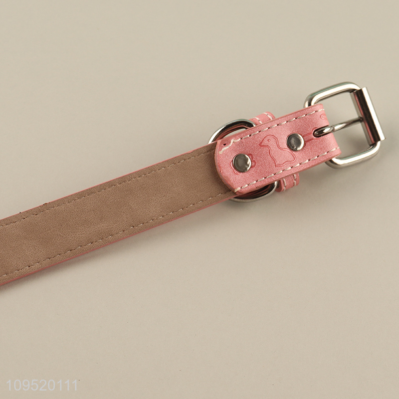 New arrival adjustable pu collar for pets