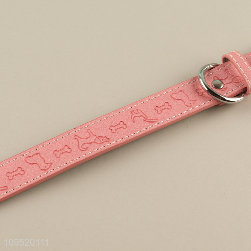 New arrival adjustable pu collar for pets
