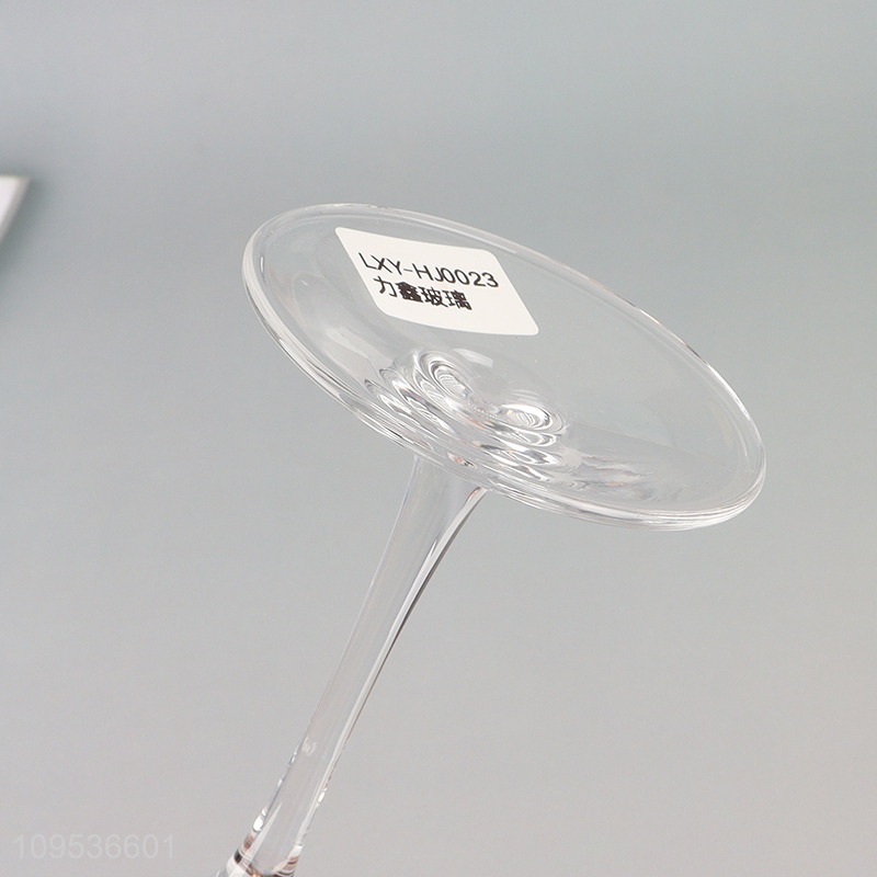 Top selling glass champagne cup goblet cup wine cup