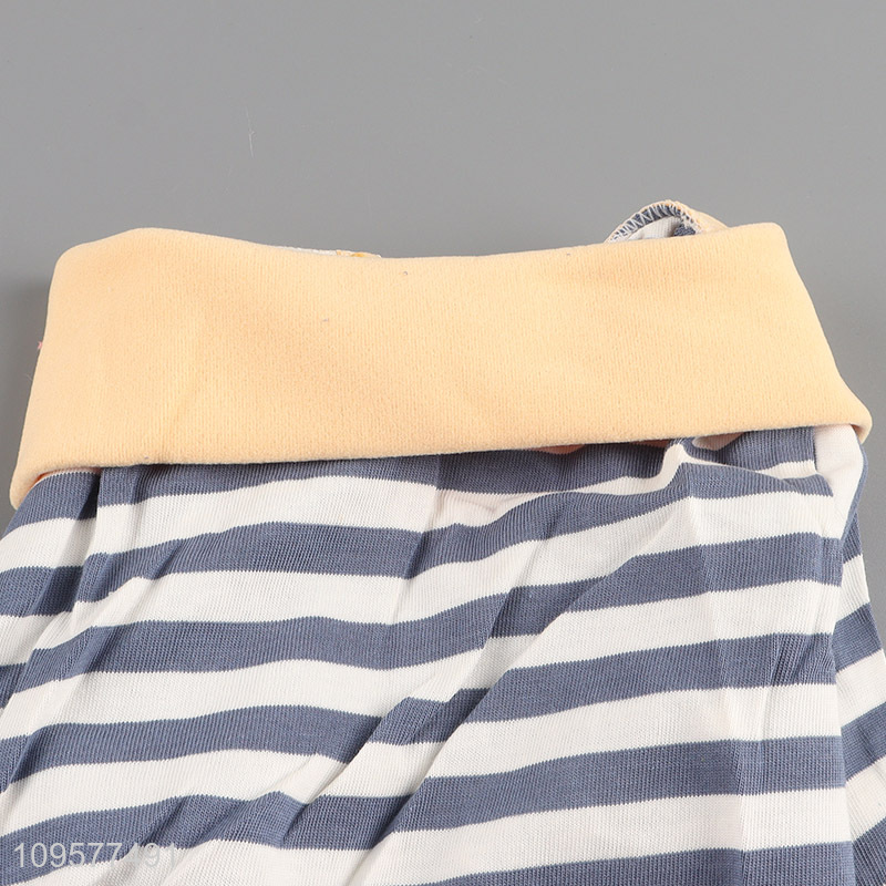 Low price pet dog striped polo shirt