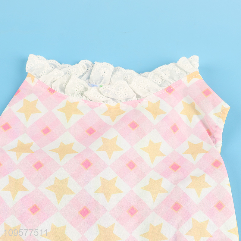 China factory fashion pet dog sleeveless dress