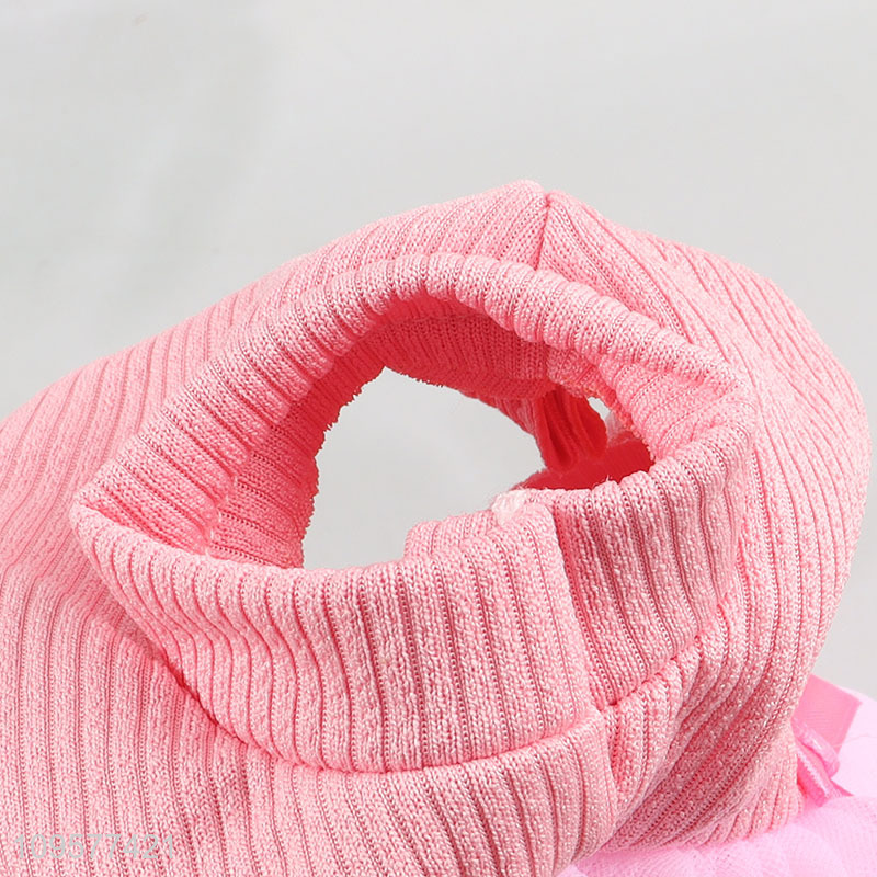 China products pink pet clothing puppy dress for sale