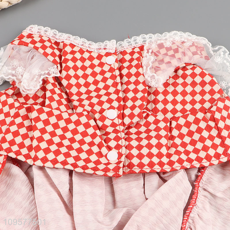 Latest products   red fashion pet dog clothing